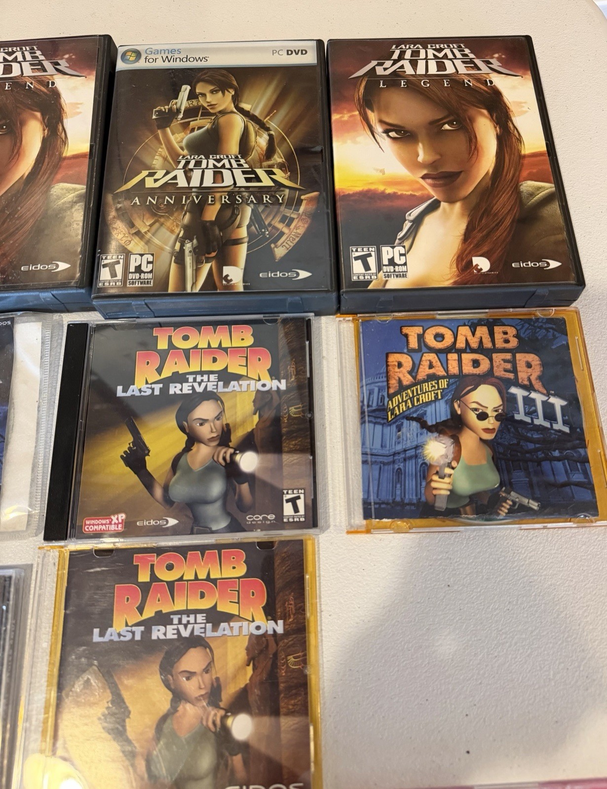 Tomb Raider lot of 15 pc games last revelation gold legend unfinished business