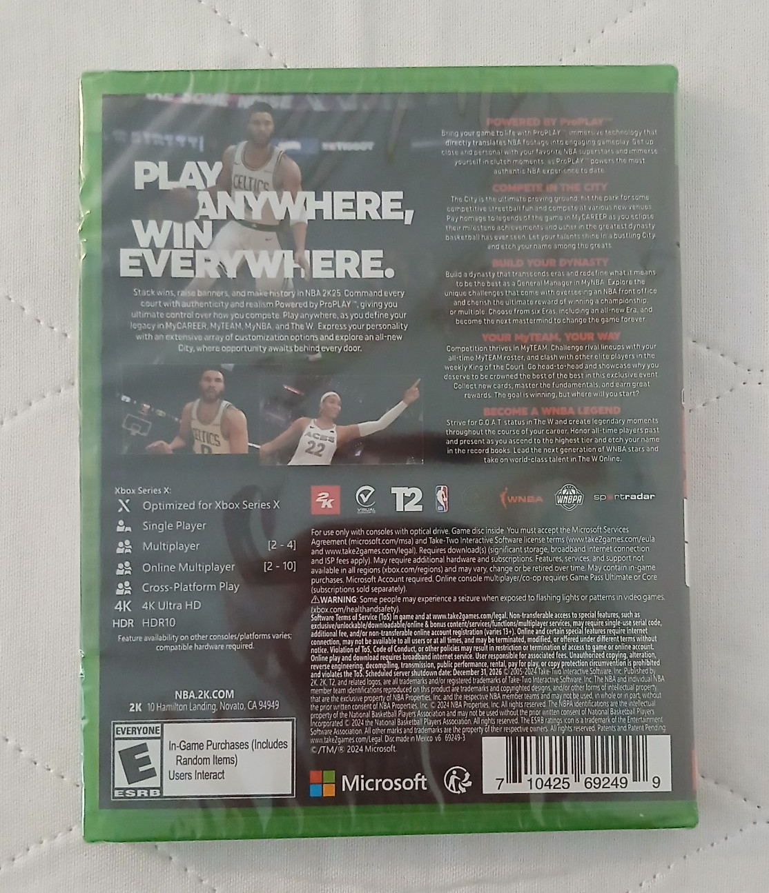NEW NBA 2K25 – Microsoft Xbox One In Original Package