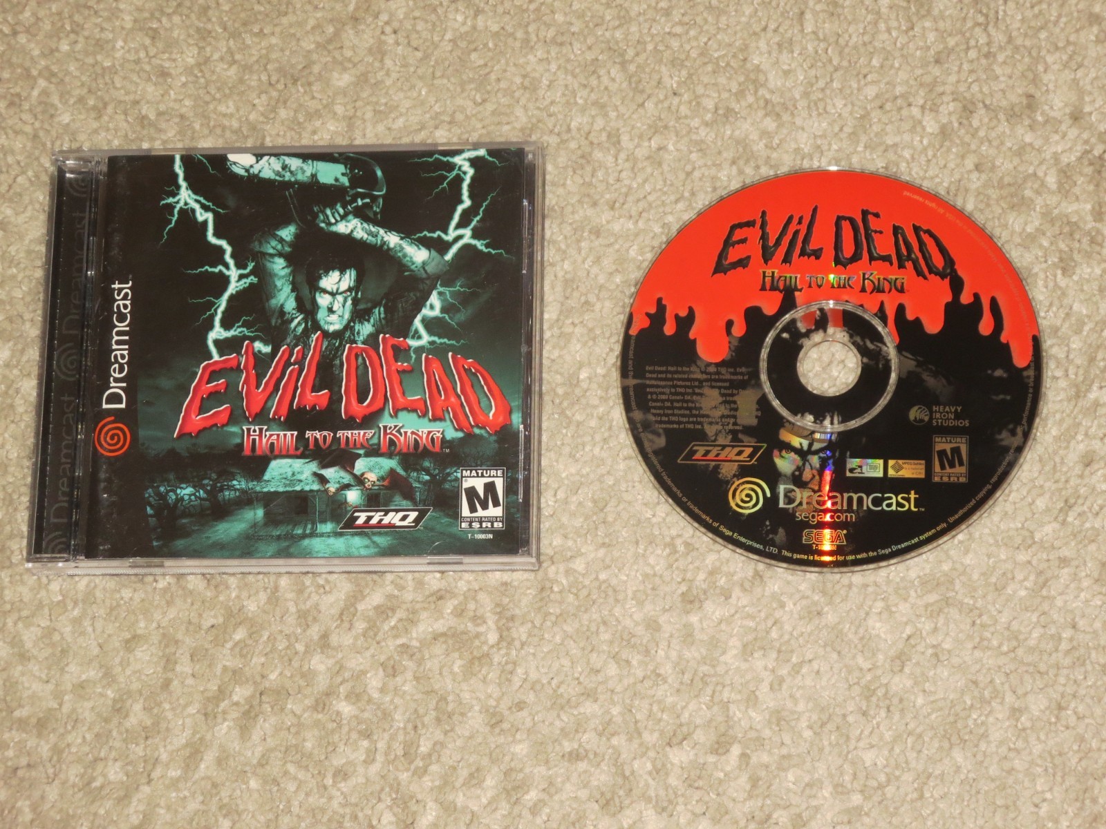 MINT Shape! Evil Dead Hail To the King Sega Dreamcast 100% Complete in Box CIB