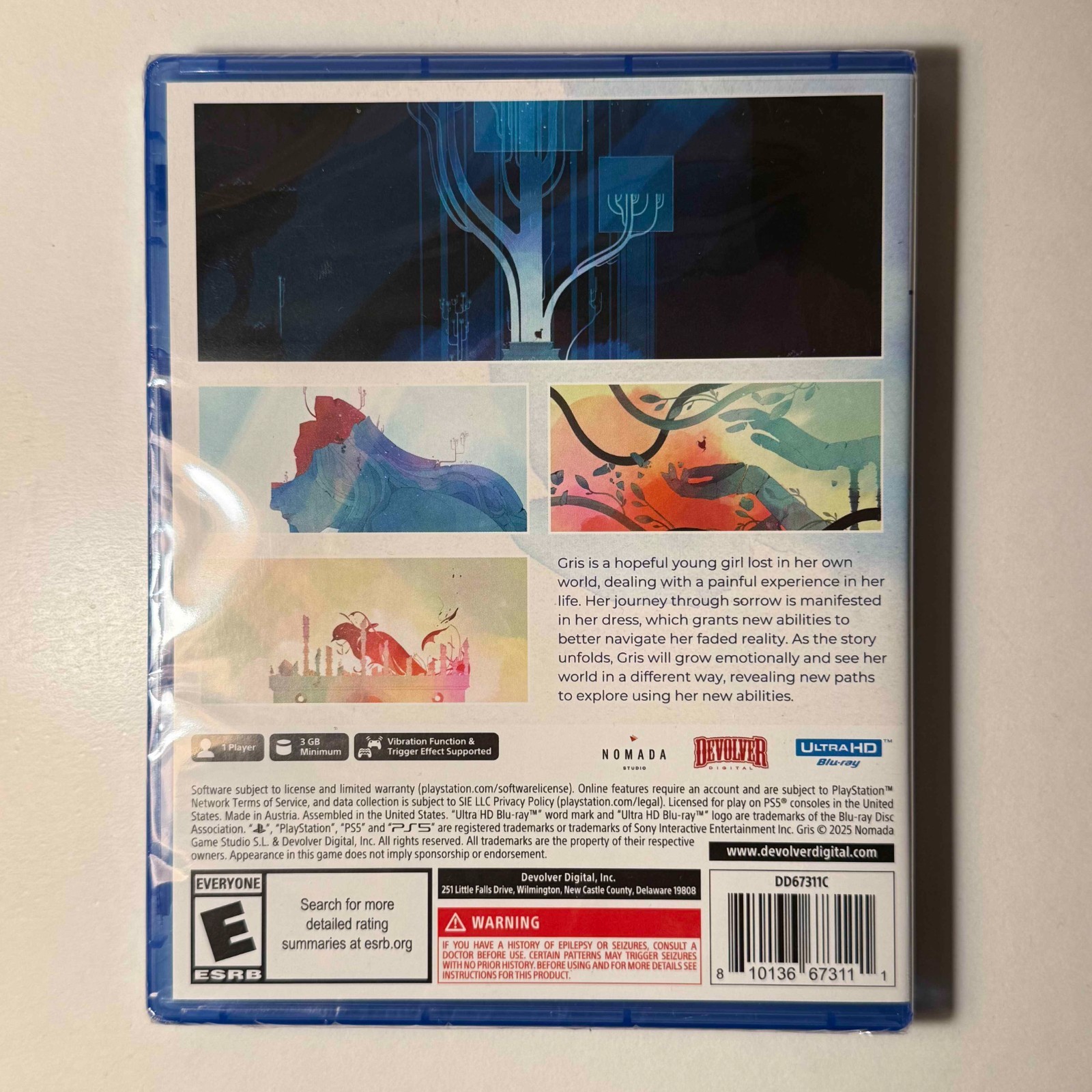 Gris | PS5 | Lot #10 | NEW | Bundle 3+ Games & Save