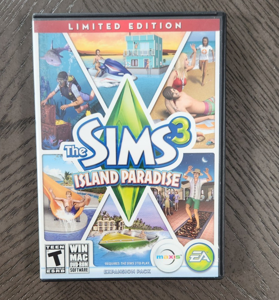 The Sims 3 Island Paradise PC Game Disc Expansion Pack