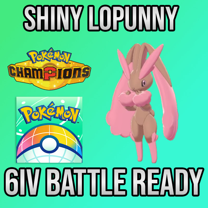 ✨6IV SHINY Lopunny Battle Ready🚀 POKEMON HOME✨Pokemon Champions✨