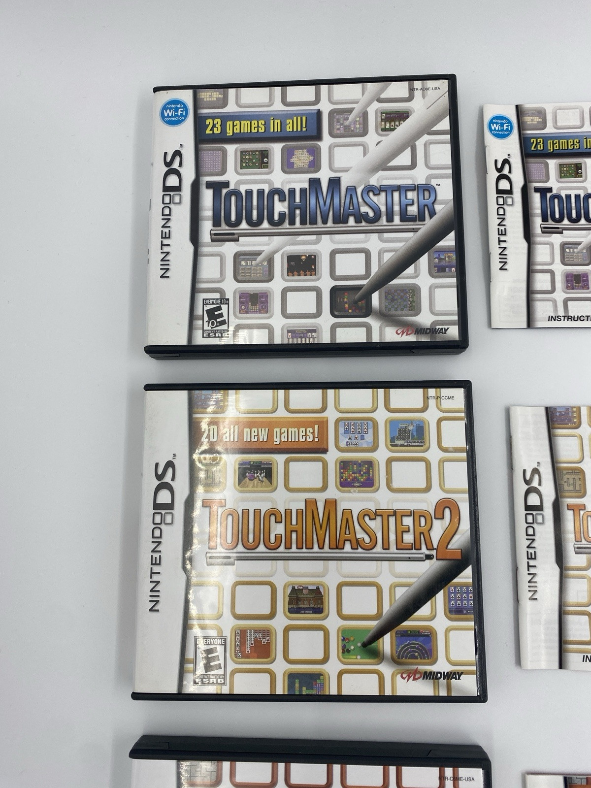 CIB Touchmaster LOT – 1, 2, 3 & Connect Nintendo DS 2DS 3DS NDS DSI Kids Puzzle