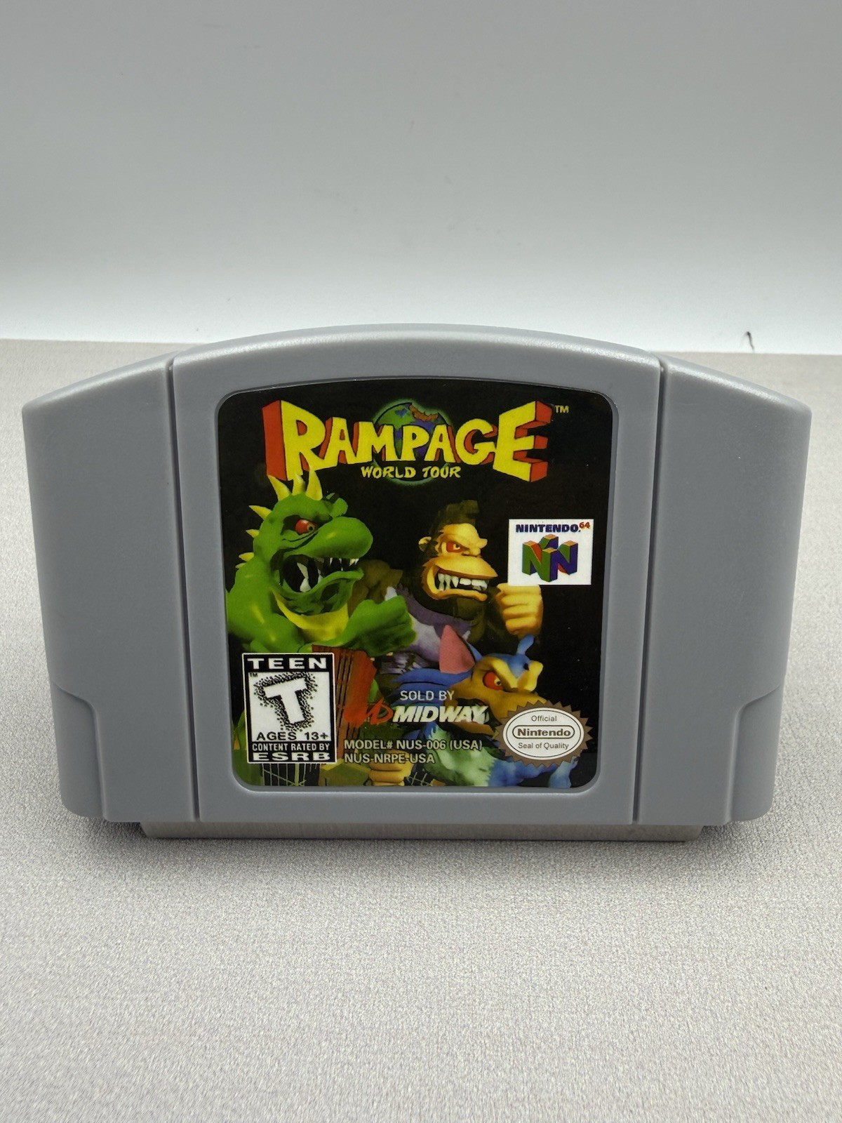 Rampage World Tour For Nintendo 64 N64 US Version
