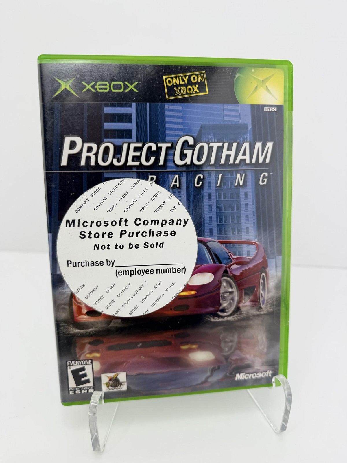 Project Gotham Racing Microsoft Xbox Game NEW Sealed E 2001 Racing NTSC-U/C