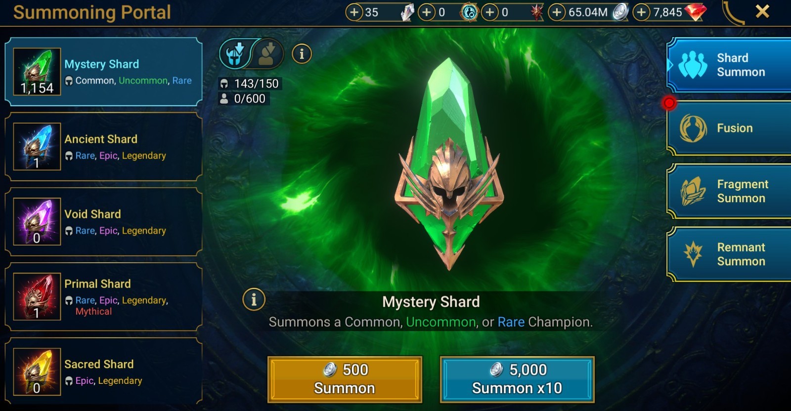Raid Shadow Legends | Starter acc with Tekteon : 93k energy / 27 Legendary hero