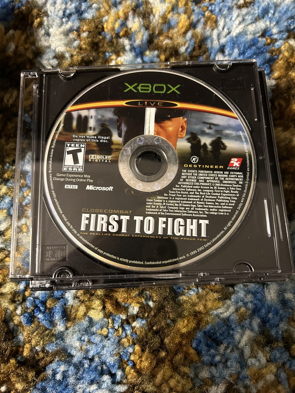 🔥 Close Combat: First to Fight (OG Xbox, 2005) Disc Only!