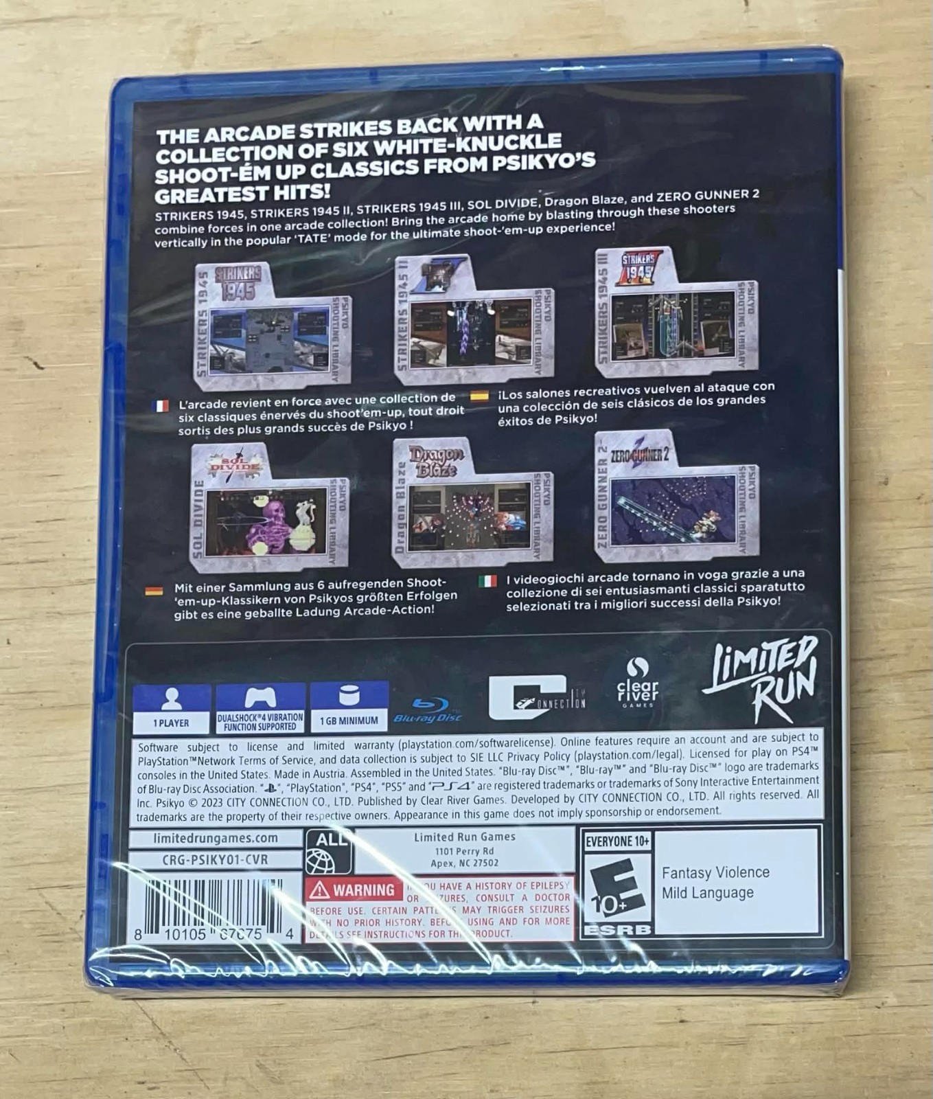 Psikyo Shooting Library Vol.1 PS4 NEW Limited Run Game in EN-JP-CH-KR Shmup