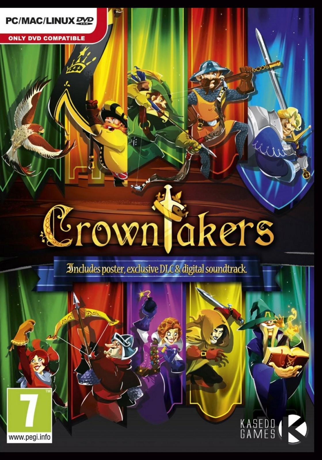 CROWNTAKERS EMBARK ON A QUEST FOR GLORY.BRAND NEW PC DVD. SHIPS FAST/SHIPS FREE