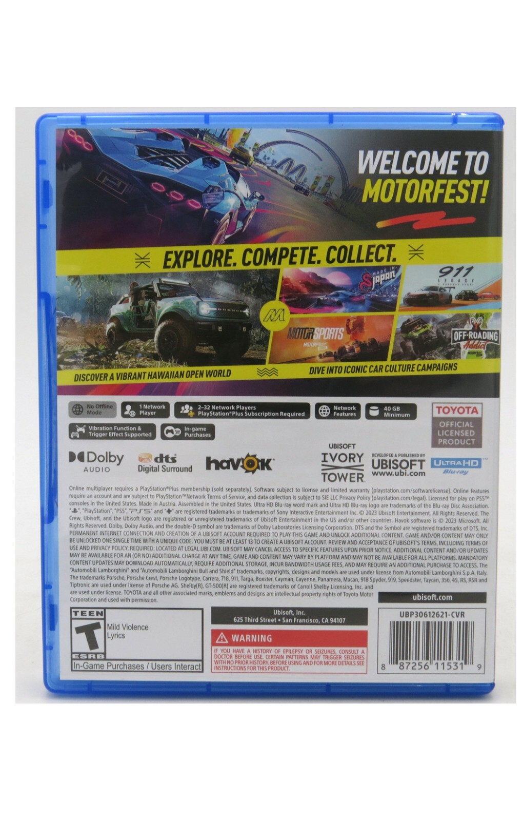 The Crew Motorfest – Sony PlayStation 5 PS5 In Original Package