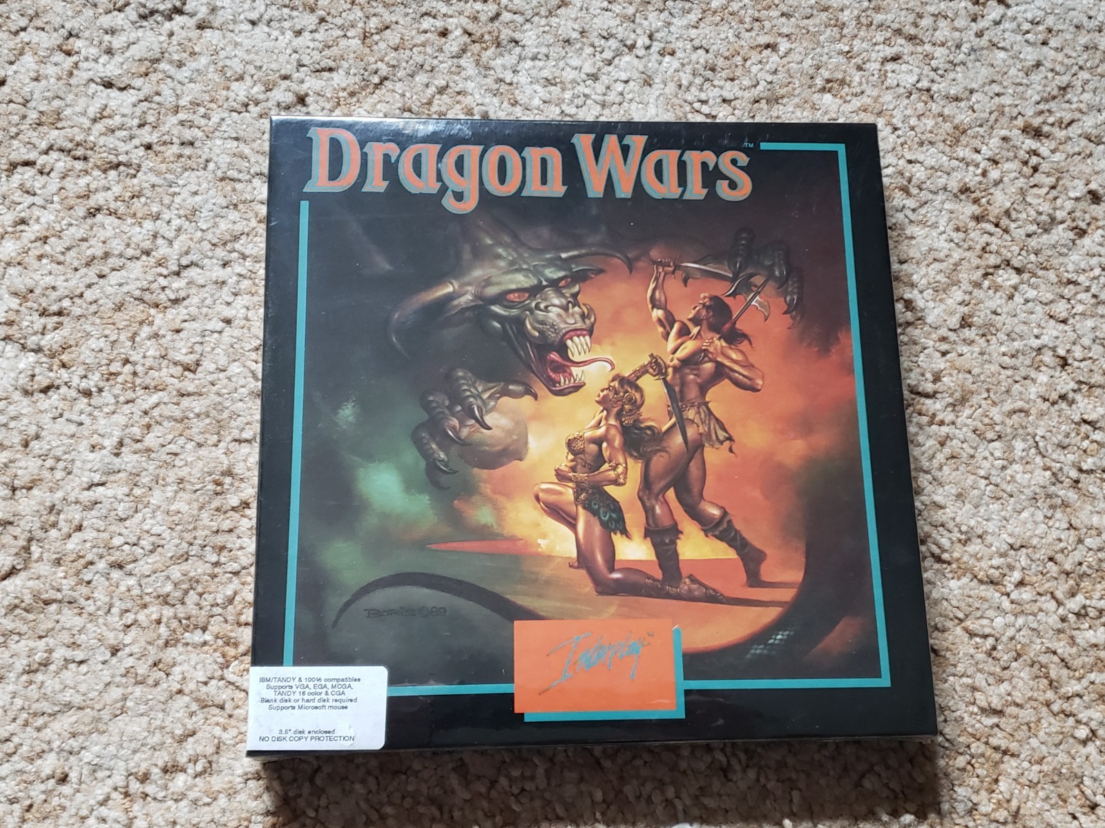 Dragon Wars By Interplay For The IBM PC & Compatibles Brand New Sealed 1989 3.5″