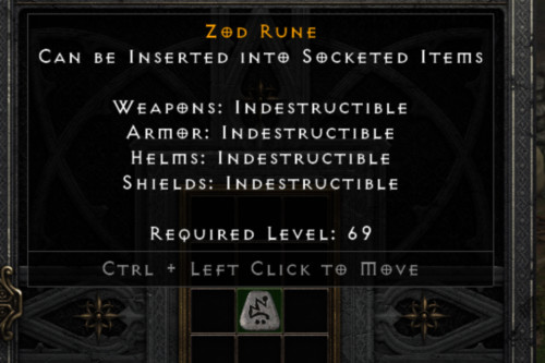 Diablo 2 Resurrected D2R PC Xbox – #33 – Zod Rune – All Regions NL or Ladder SC