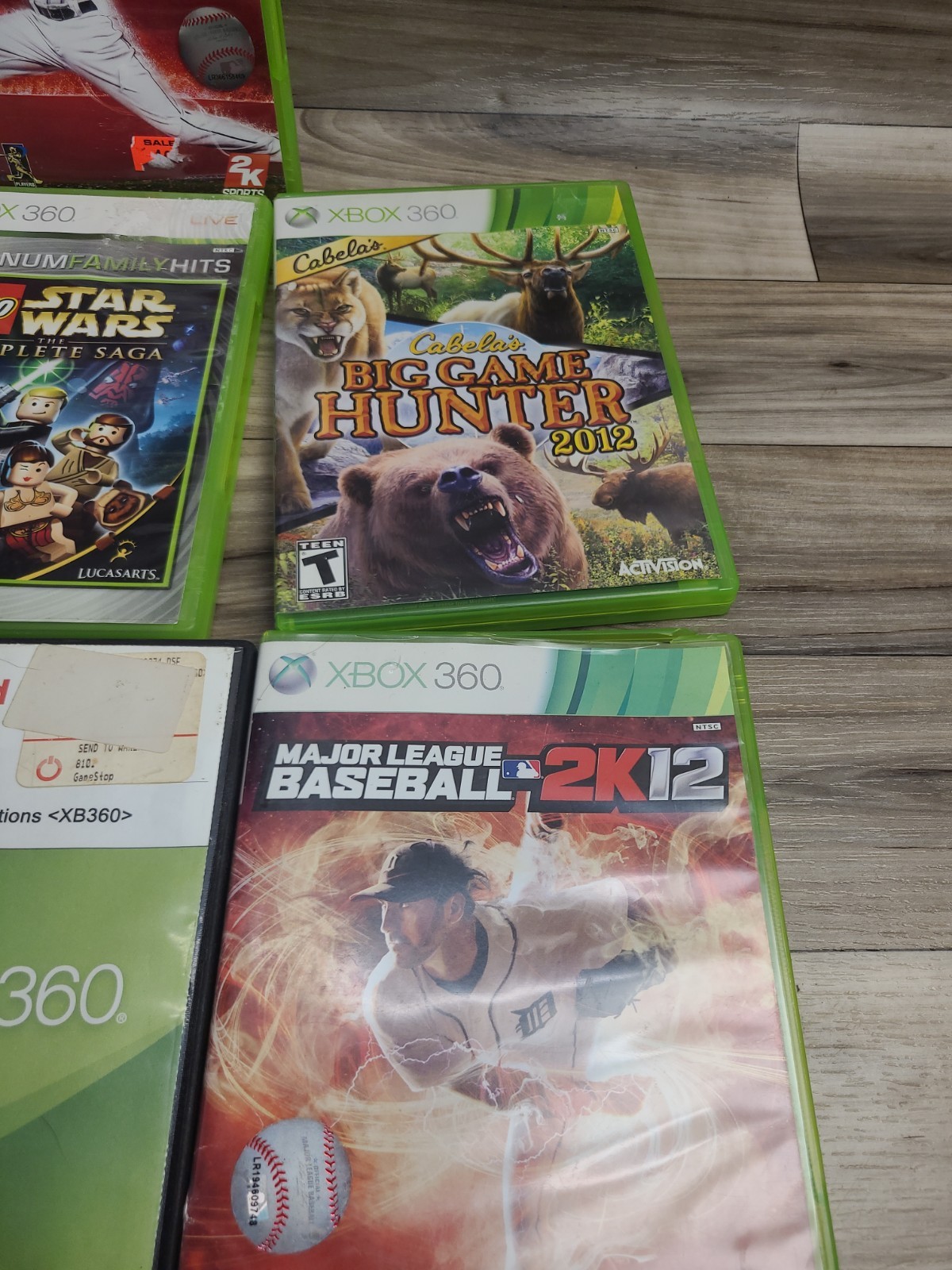 Lot If 10 Xbox 360 Games Civilization Revolution Stat Wars Cabelas Masters