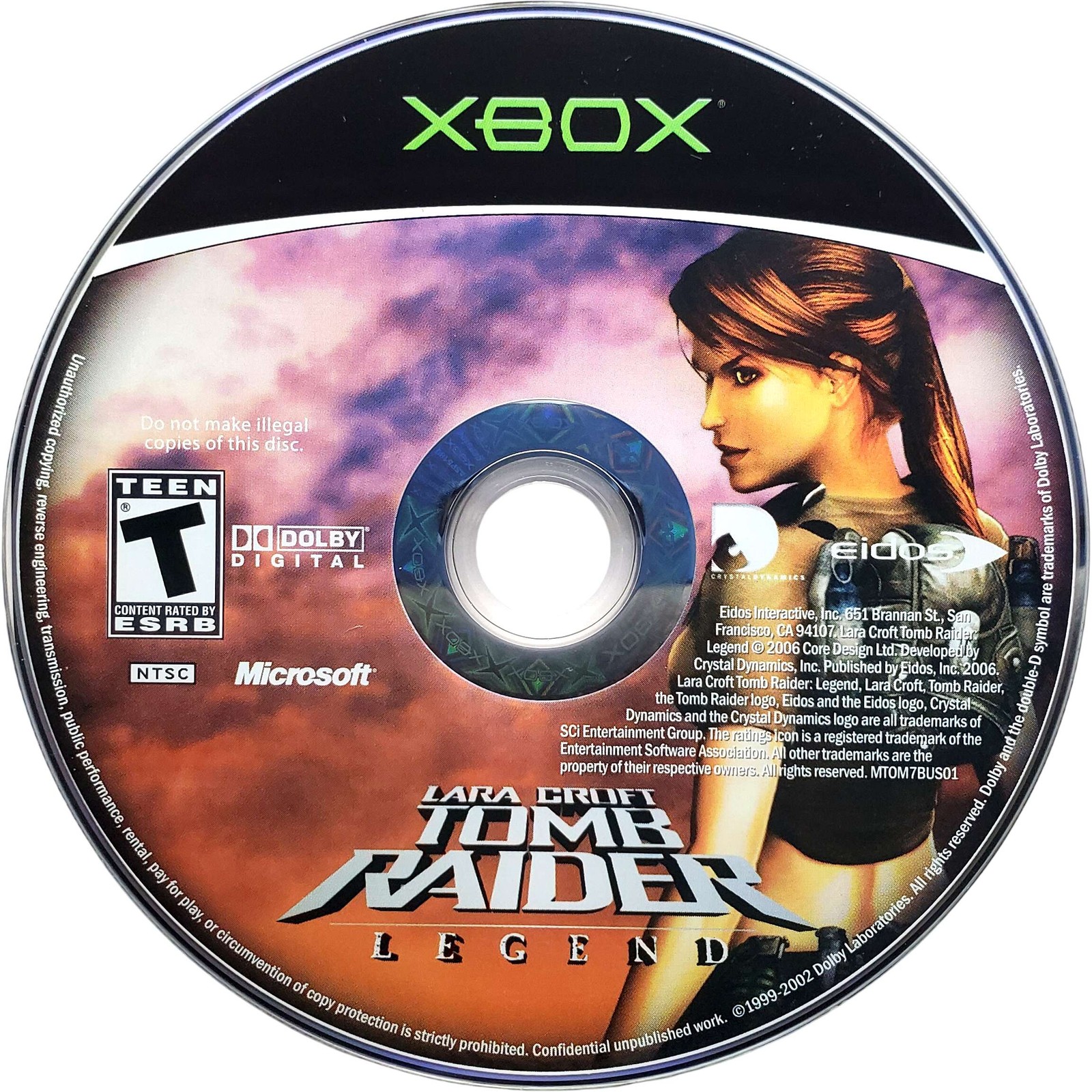 Tomb Raider Legend – Microsoft Xbox Tested 1Y Guarantee