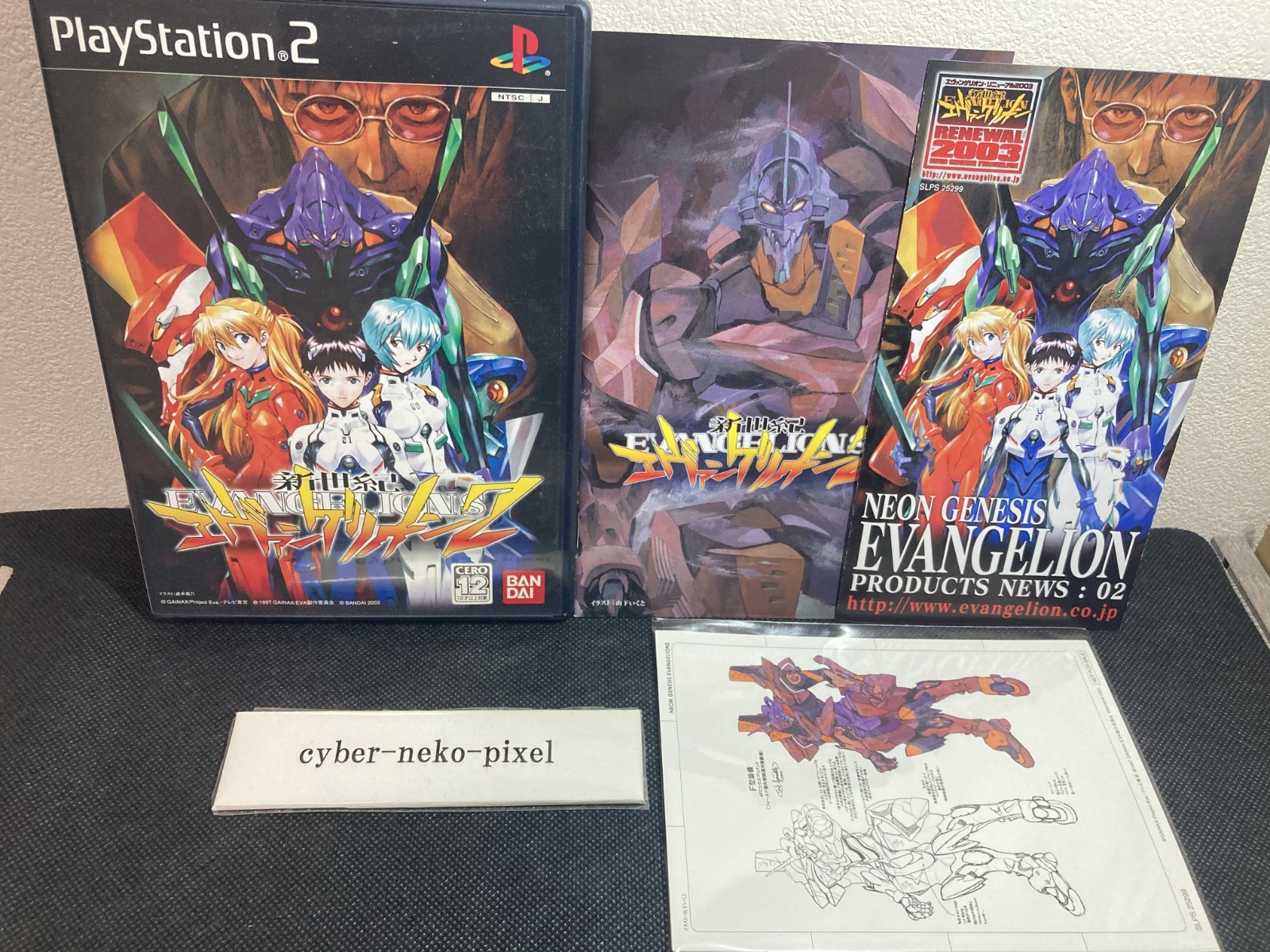 Neon Genesis Evangelion 2 Sony PlayStation 2 SLPS25299 Japan Import