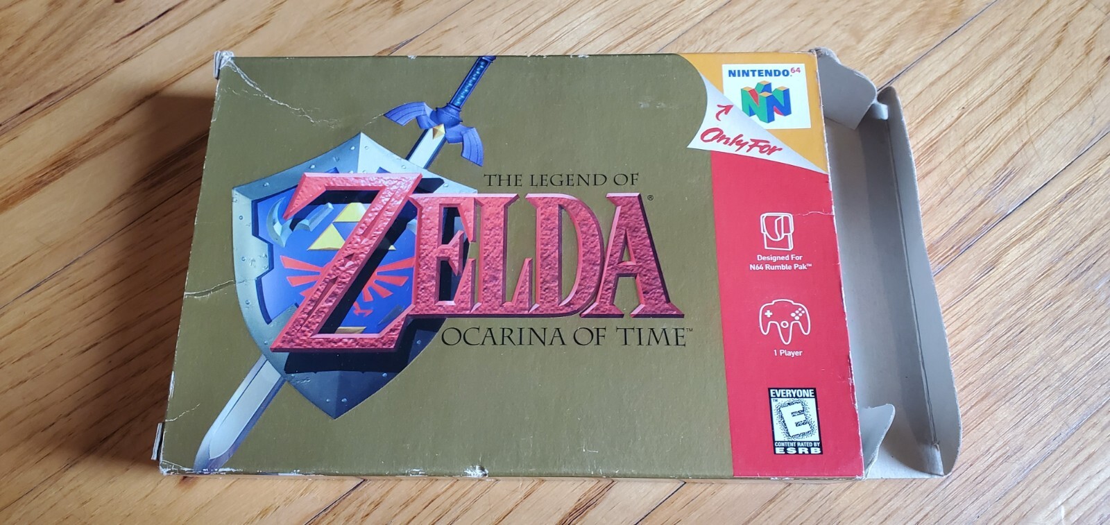 The Legend of Zelda Ocarina of Time Nintendo 64 N64 Complete CIB Box AUTHENTIC !