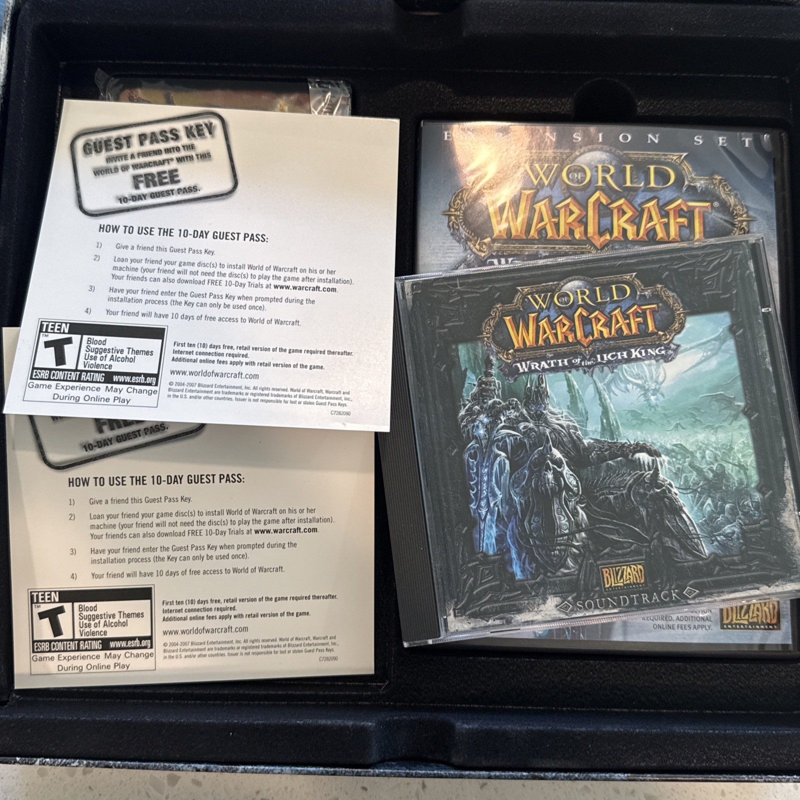 World of Warcraft: Wrath of the Lich King Collector’s Edition – Sealed Items