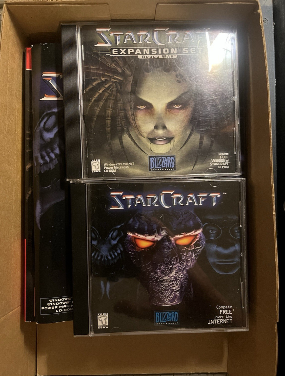 StarCraft Battle Chest Big Box • Manual • Complete – 2-Prima Strategy Guides