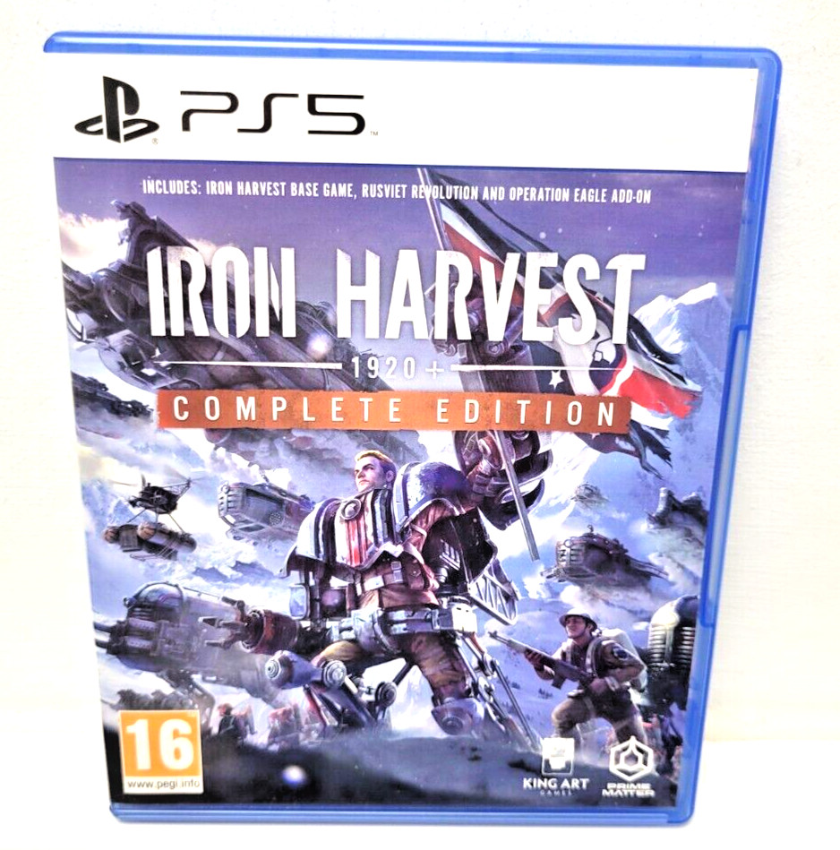 Iron Harvest PS5 Complete Edition PlayStation 5 War Game Mint Disc Boxed