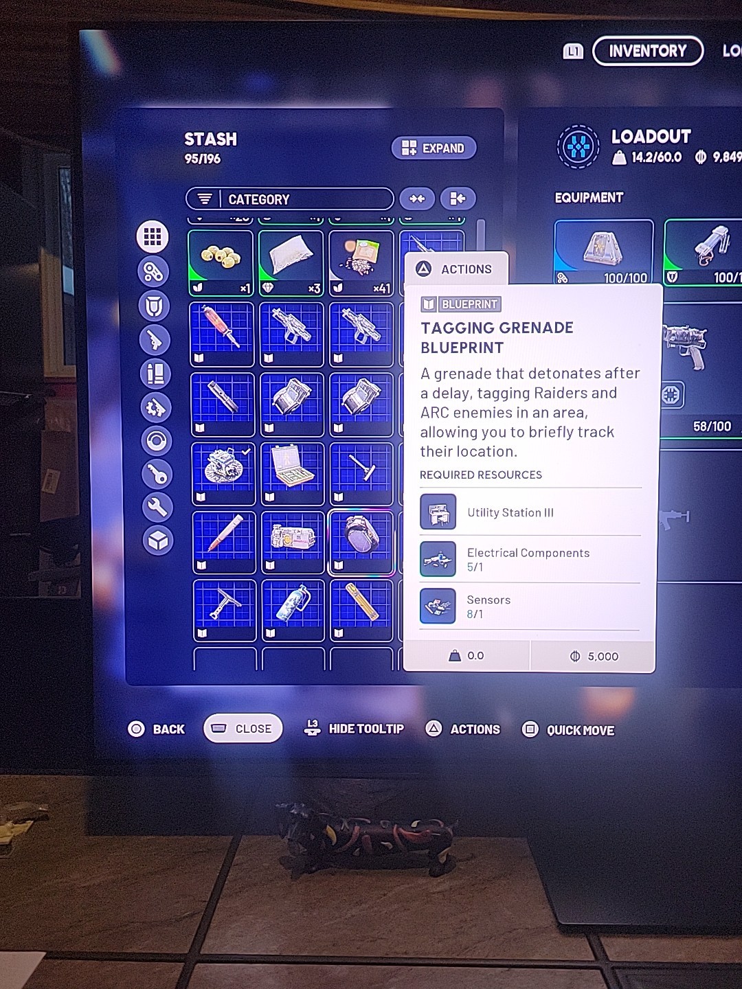 Arc Raiders – Tagging Grenade Blueprint
