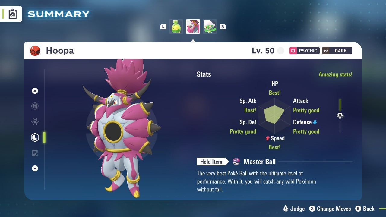 Choose Low Level Legendary Pokemon Shiny or Non-Shiny Legendaries Legends Z-A ZA