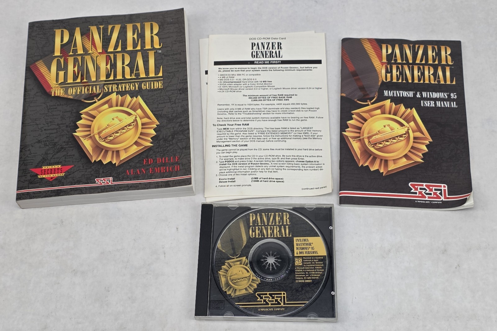 Lot of 9 Vintage 90’s Military War Strategy Software PC Games CD-Rom