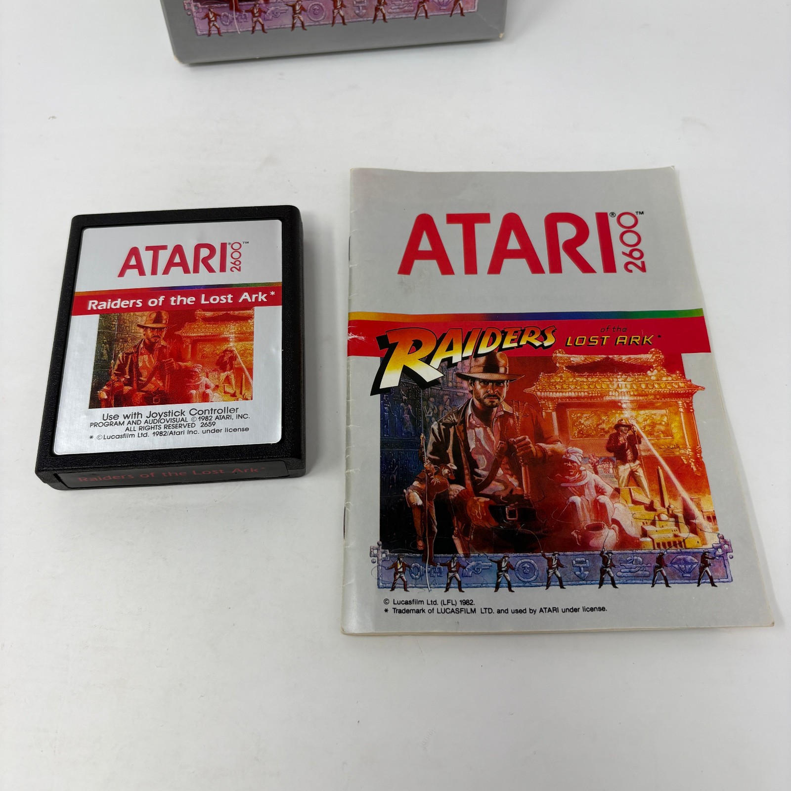 Raiders of the Lost Ark (Atari 2600) CIB Complete in Box with Manual
