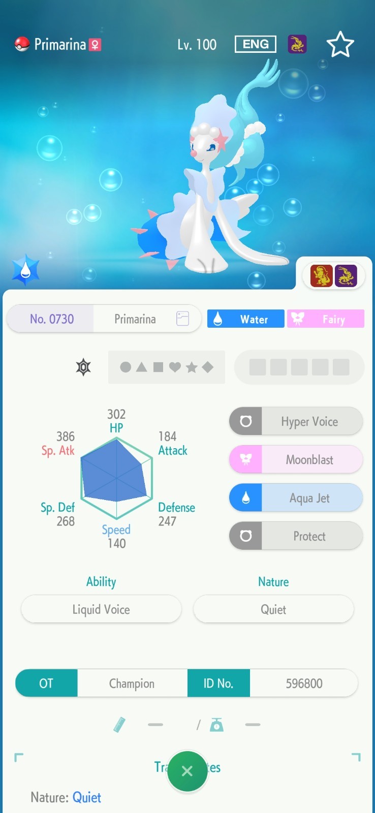 Pokemon Champions | Battle Ready 6IV | Shiny or Non-Shiny | Home Mobile TRADE