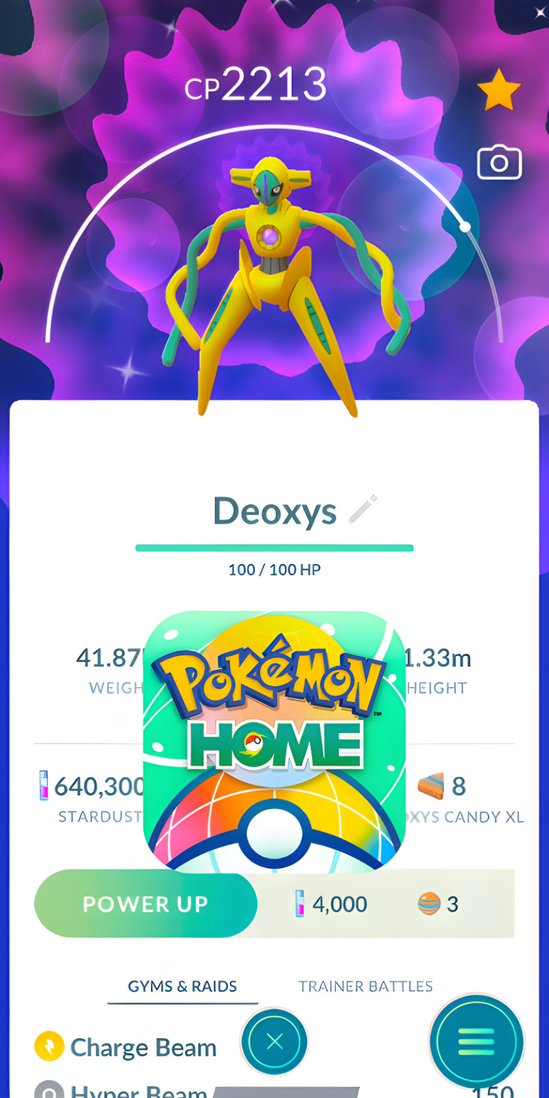 Shiny Deoxys Normal (Custom OT) | Pokémon Home Transfer ✨