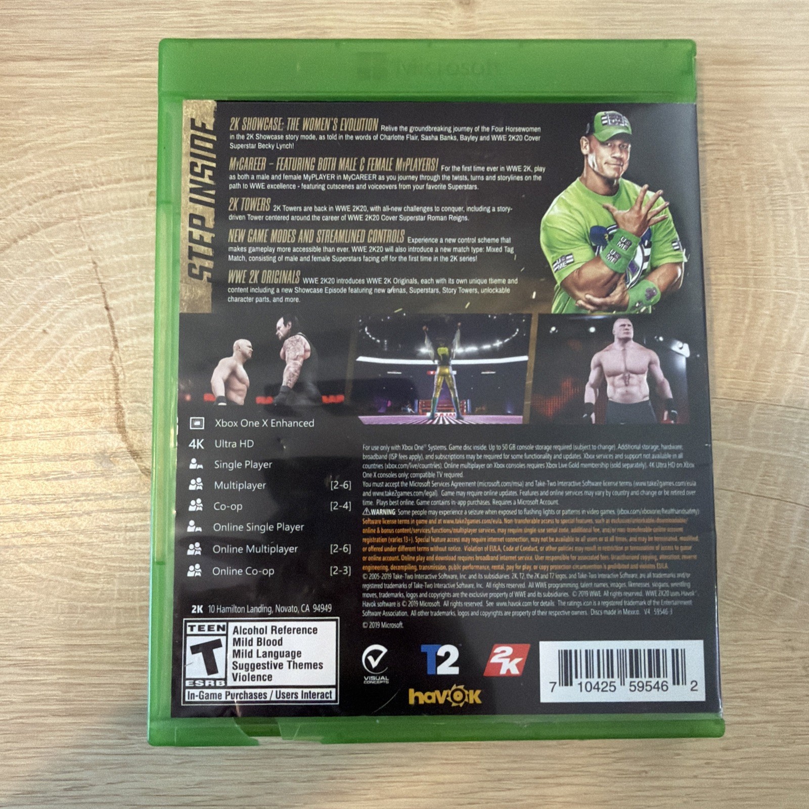Microsoft Xbox One WWE 2K18 2K19 2K20 DELUXE Edition Lot