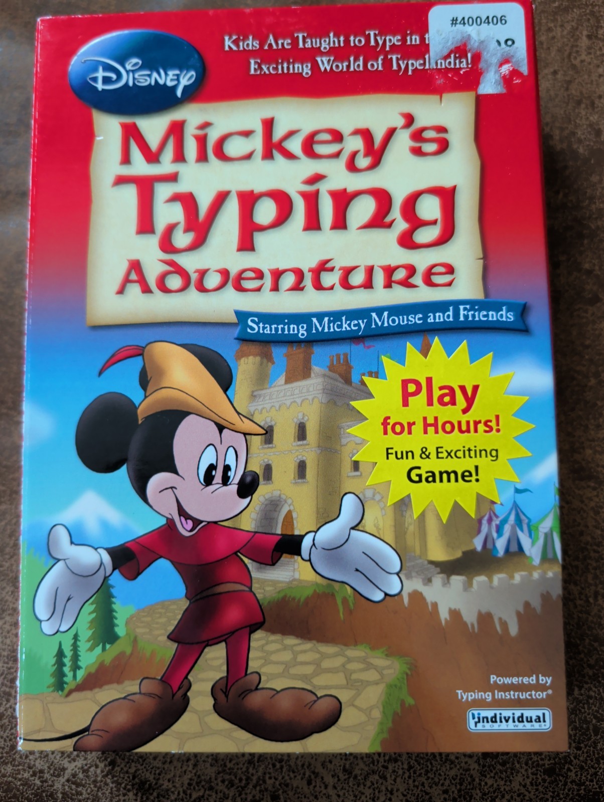 Disney Mickey’s Typing Adventure Pc New W8/7/Vista/XP Mickey Mouse Teaches Kids