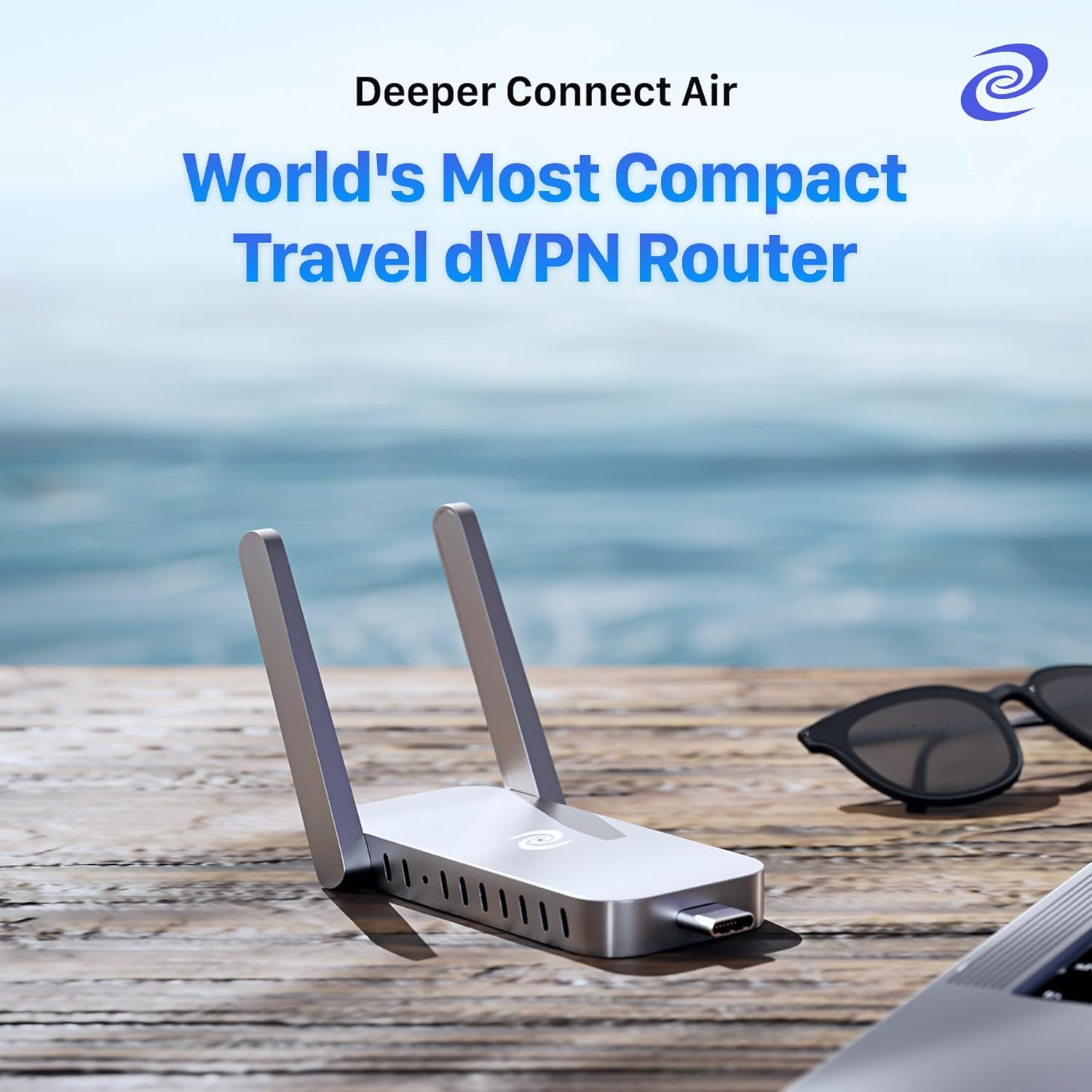 Deeper Connect Air(2023 Version) Basic Version Portable Dvpn Device, Lifetime Fr