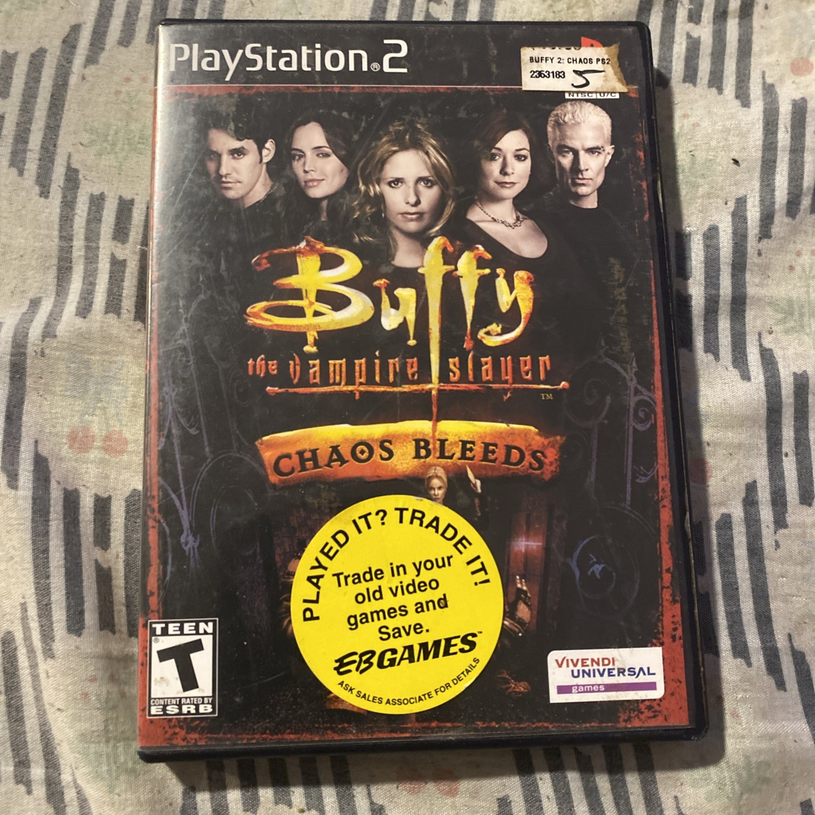 Buffy Chaos Bleeds PS2 Action 2003 Bonus Material Manual Included vivendi