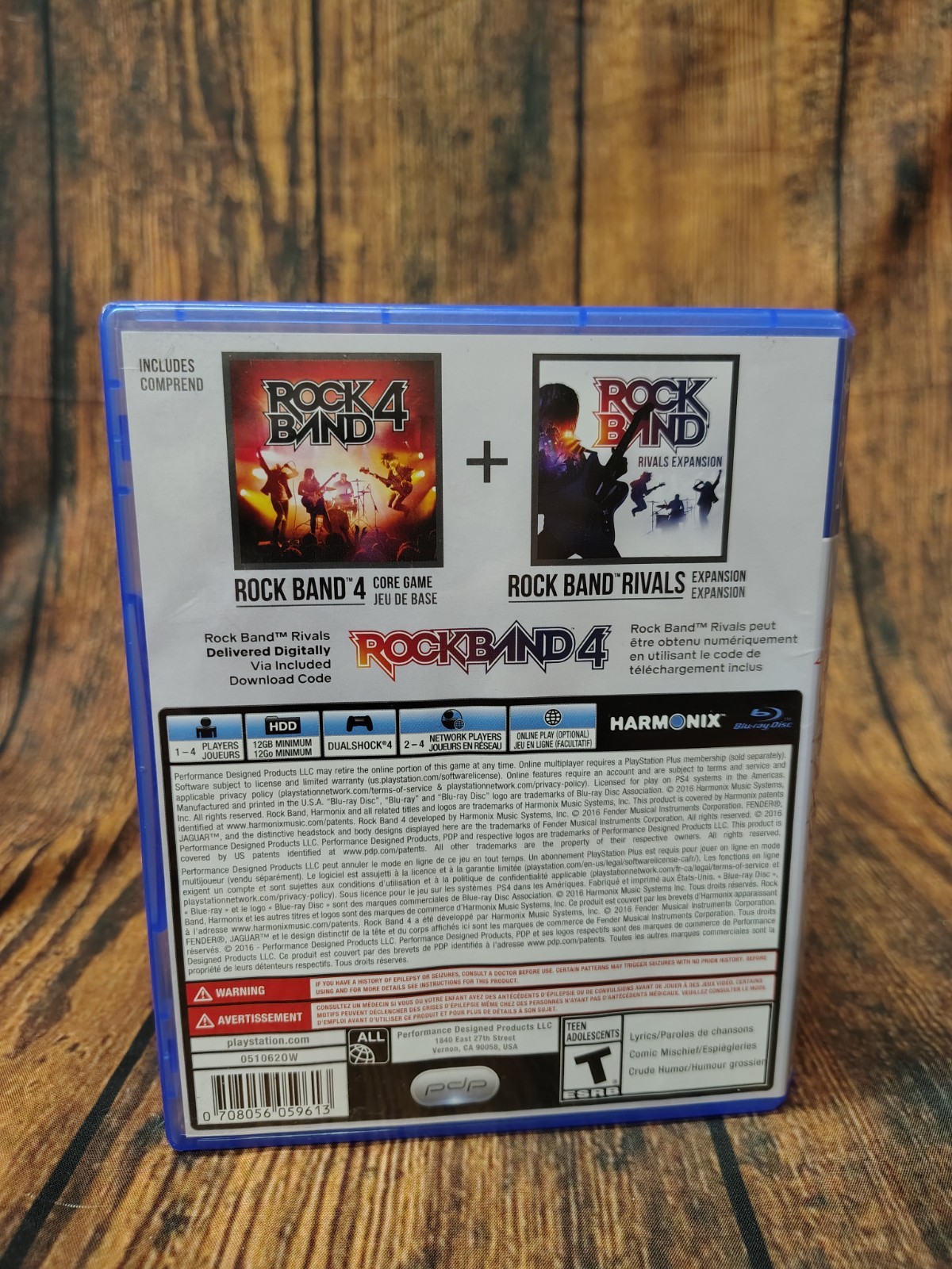 Rock Band 4 PlayStation 4 2016 *No Rivals Code*