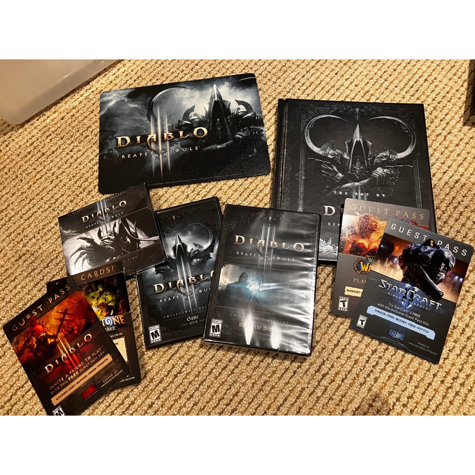 Diablo III & Reaper of Souls Collector’s Edition PC Blizzard Big Box Set Bundle