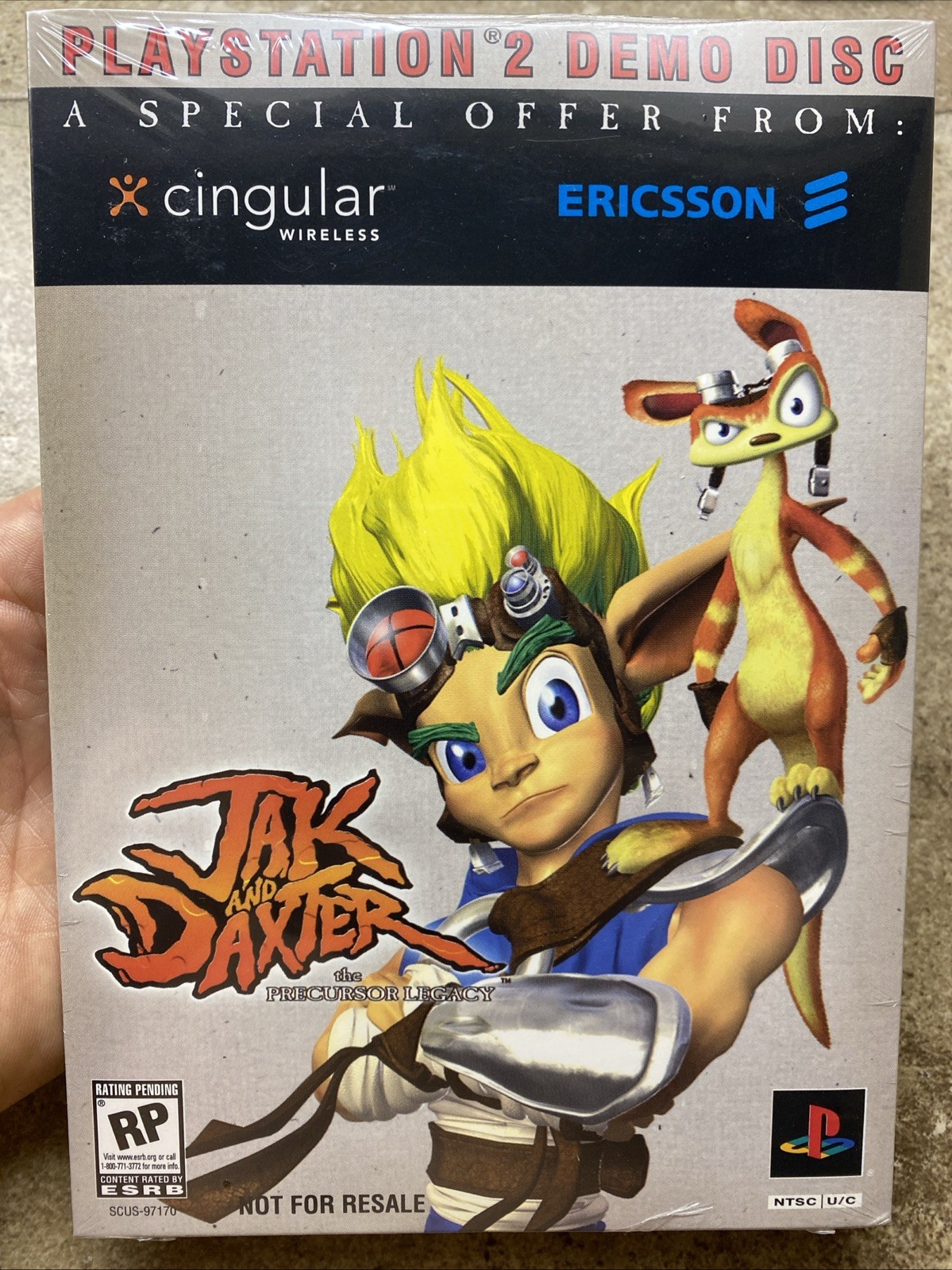 Jak and Daxter: Precursor Legacy DEMO Playstation 2 PS2 2001 Promo SEALED RARE!