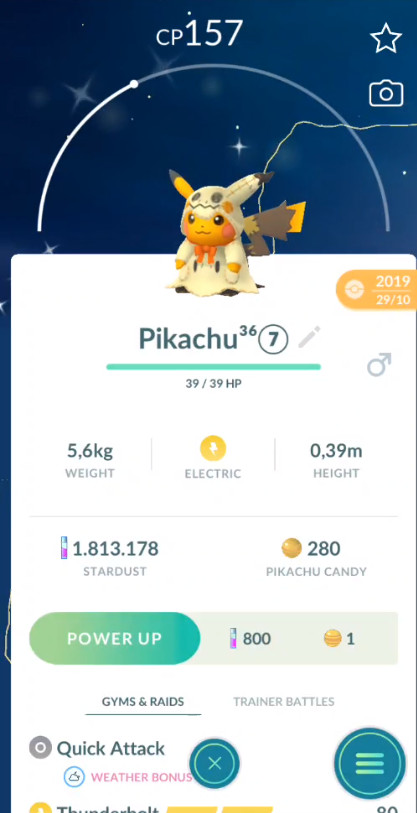 Shiny Pikachu Mimikyu Costume – Guaranteed Lucky