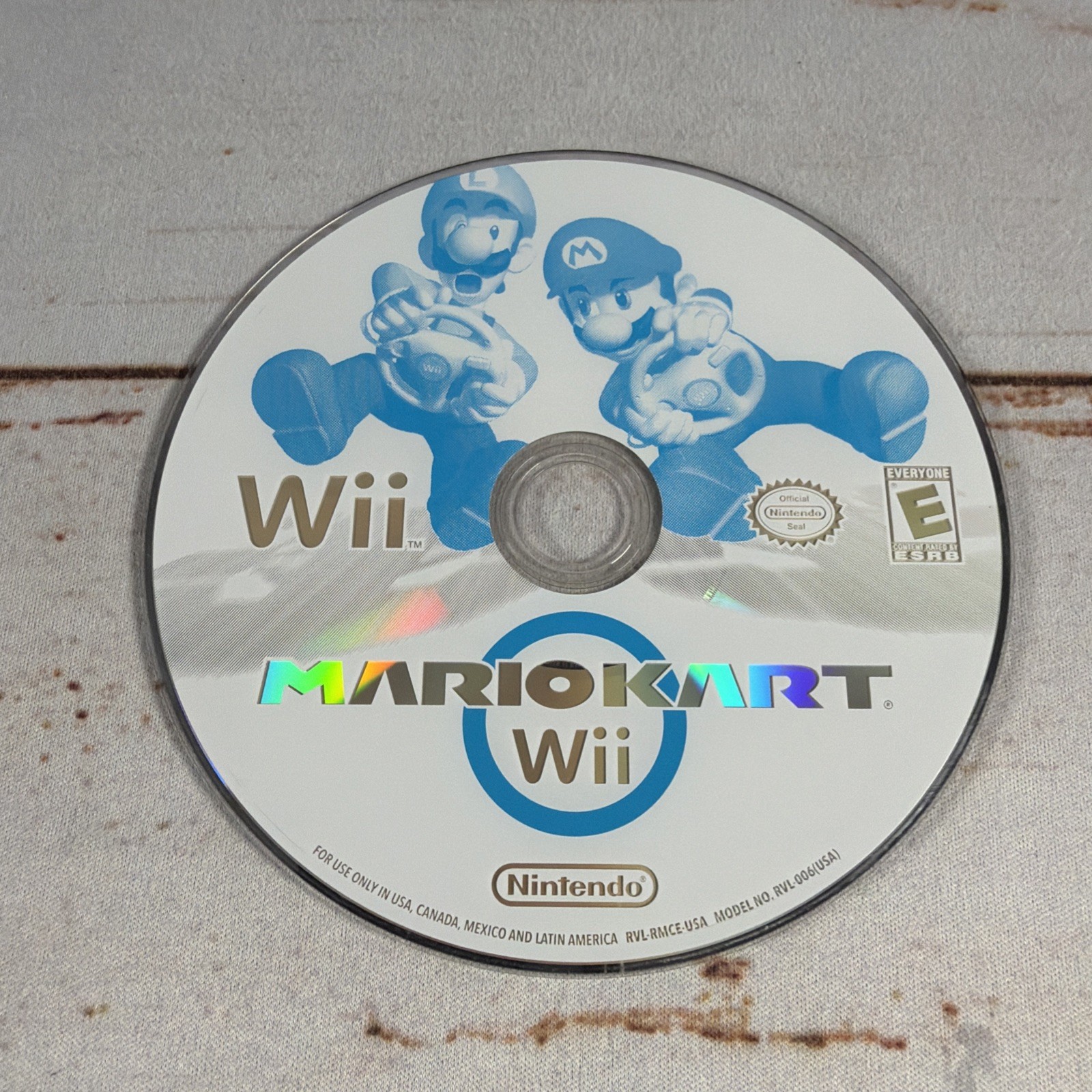Mario Kart Wii Nintendo Wii Disc Only Works Tested