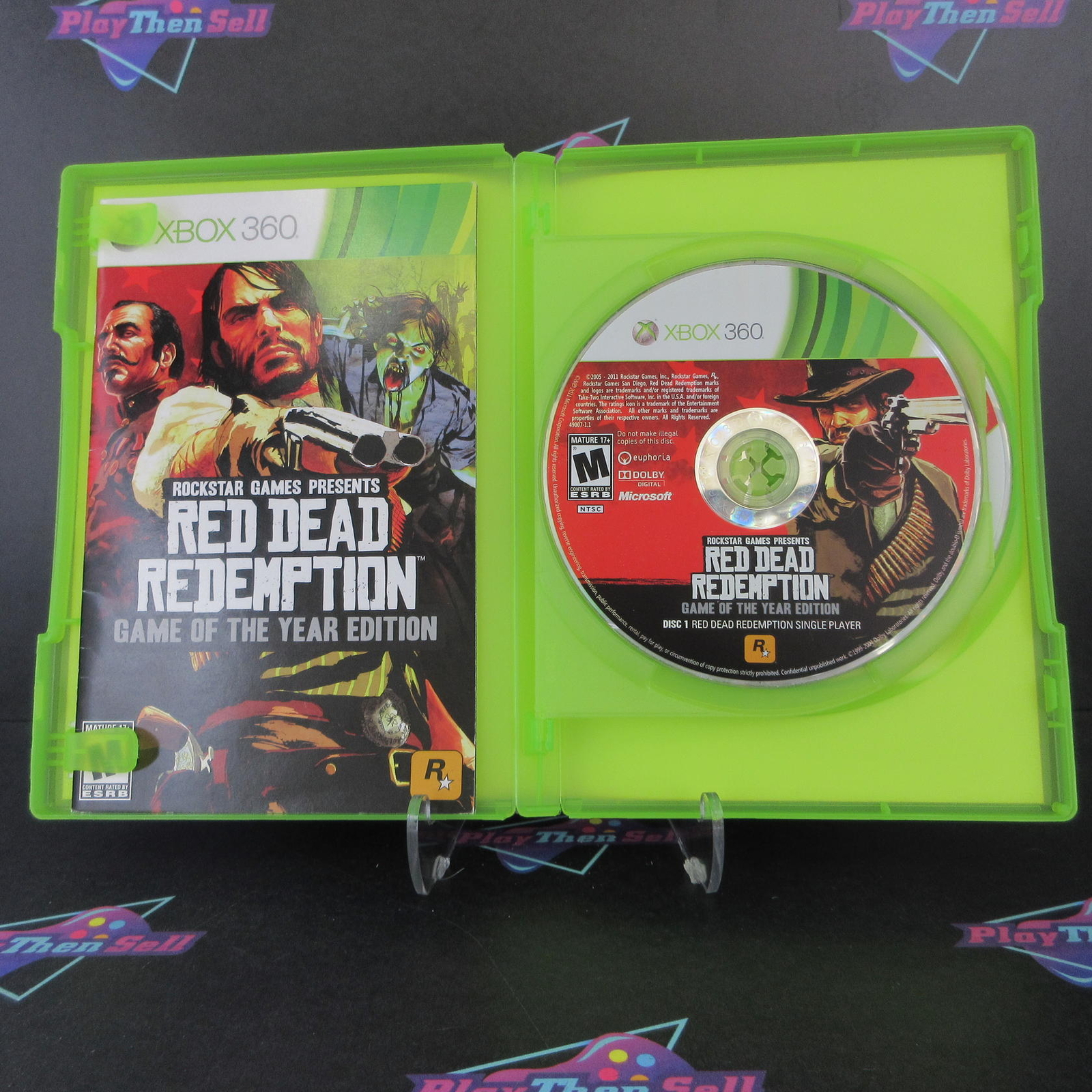 Refurbished Red Dead Redemption GOTY Edition Xbox 360 + Map Complete – Excell..