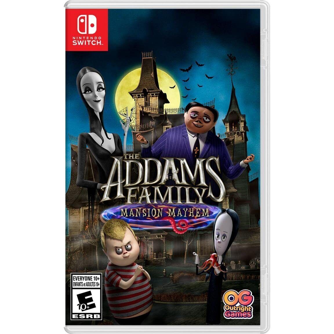 NSW The Addams Family: Mansion Mayhem (Nintendo Switch, 2021)