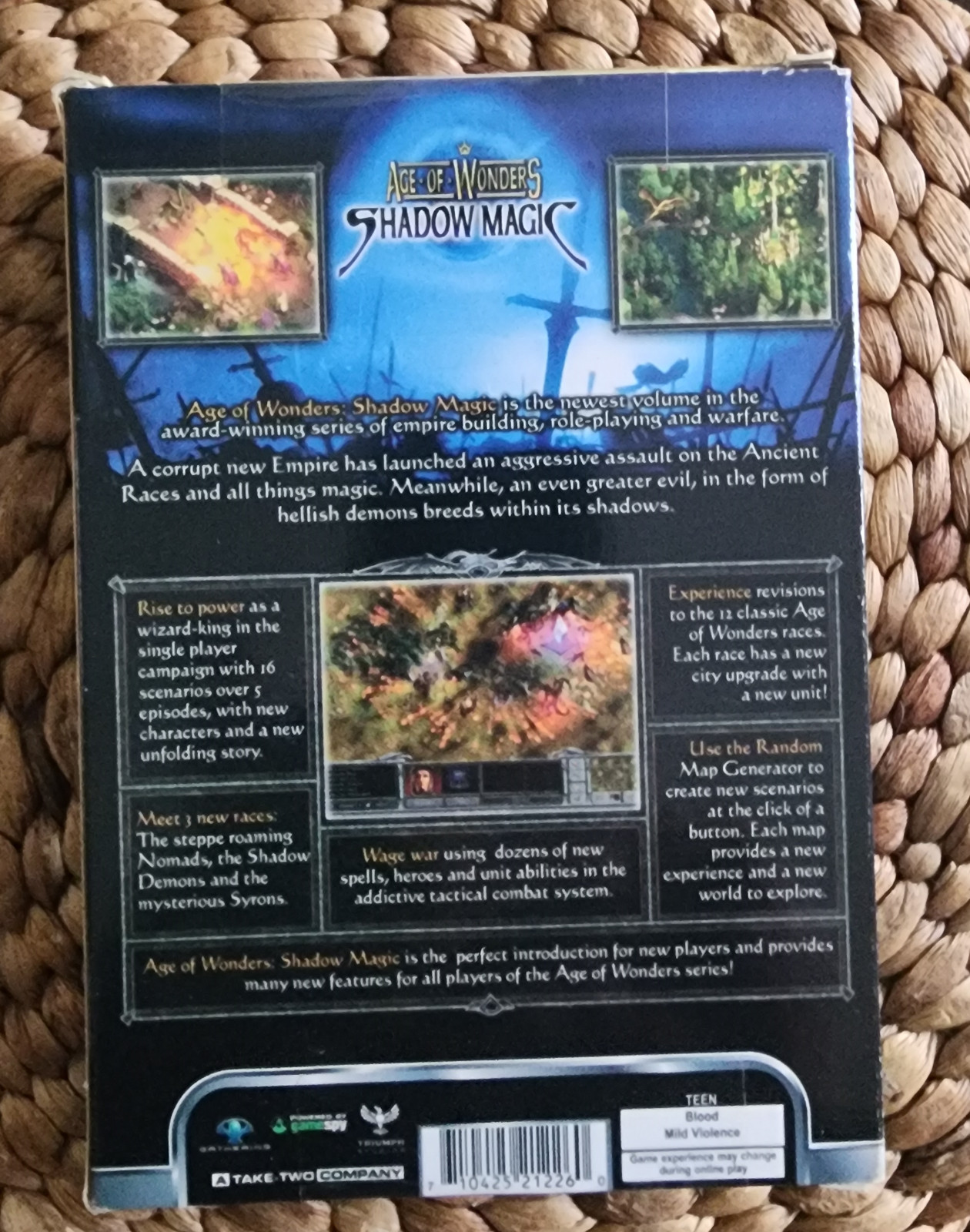 Age of Wonders Shadow Magic (2003) PC NEW Factory Sealed Box US Retail Edition