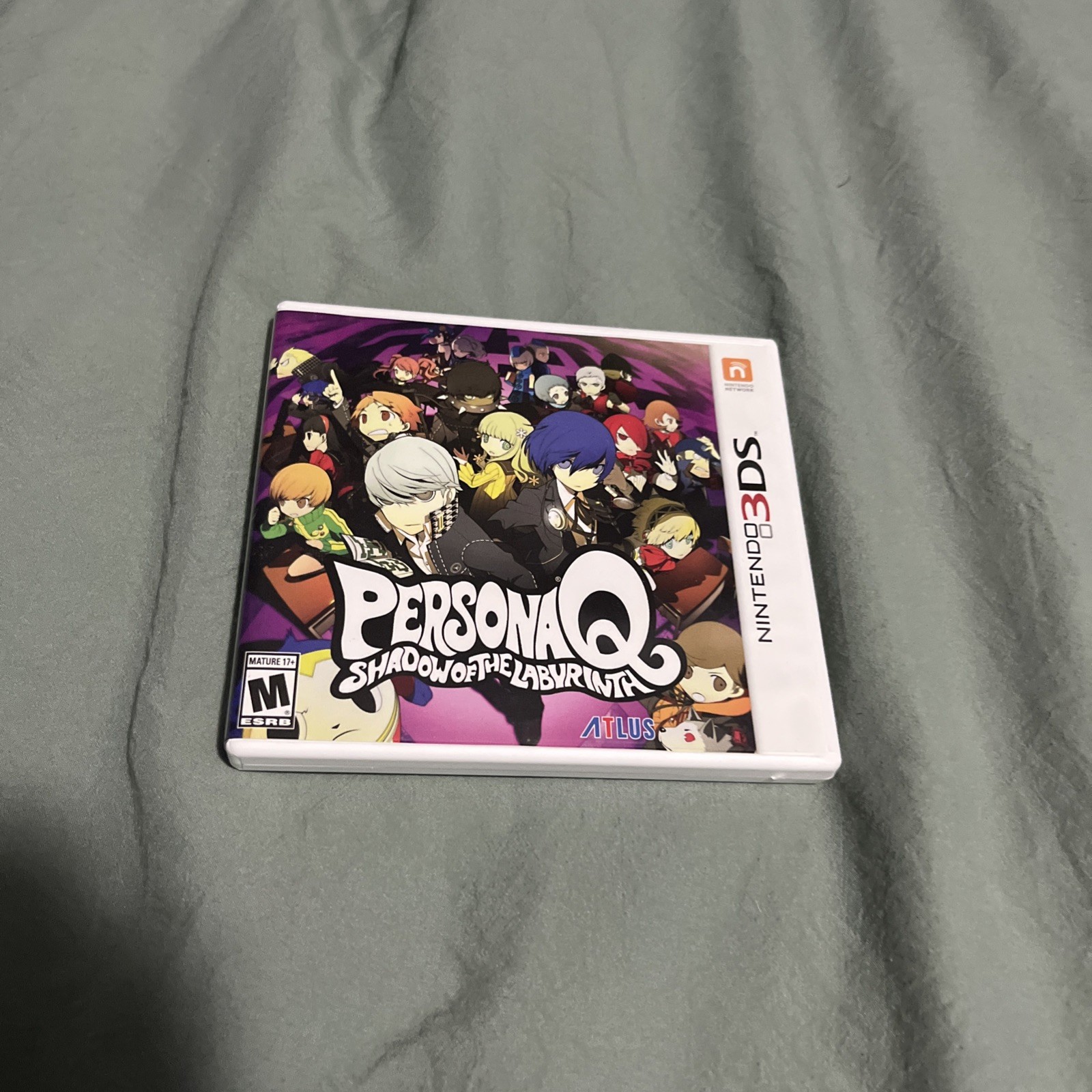 Persona Q: Shadow of the Labyrinth Nintendo 3DS, Cartridge + Box, Tested.