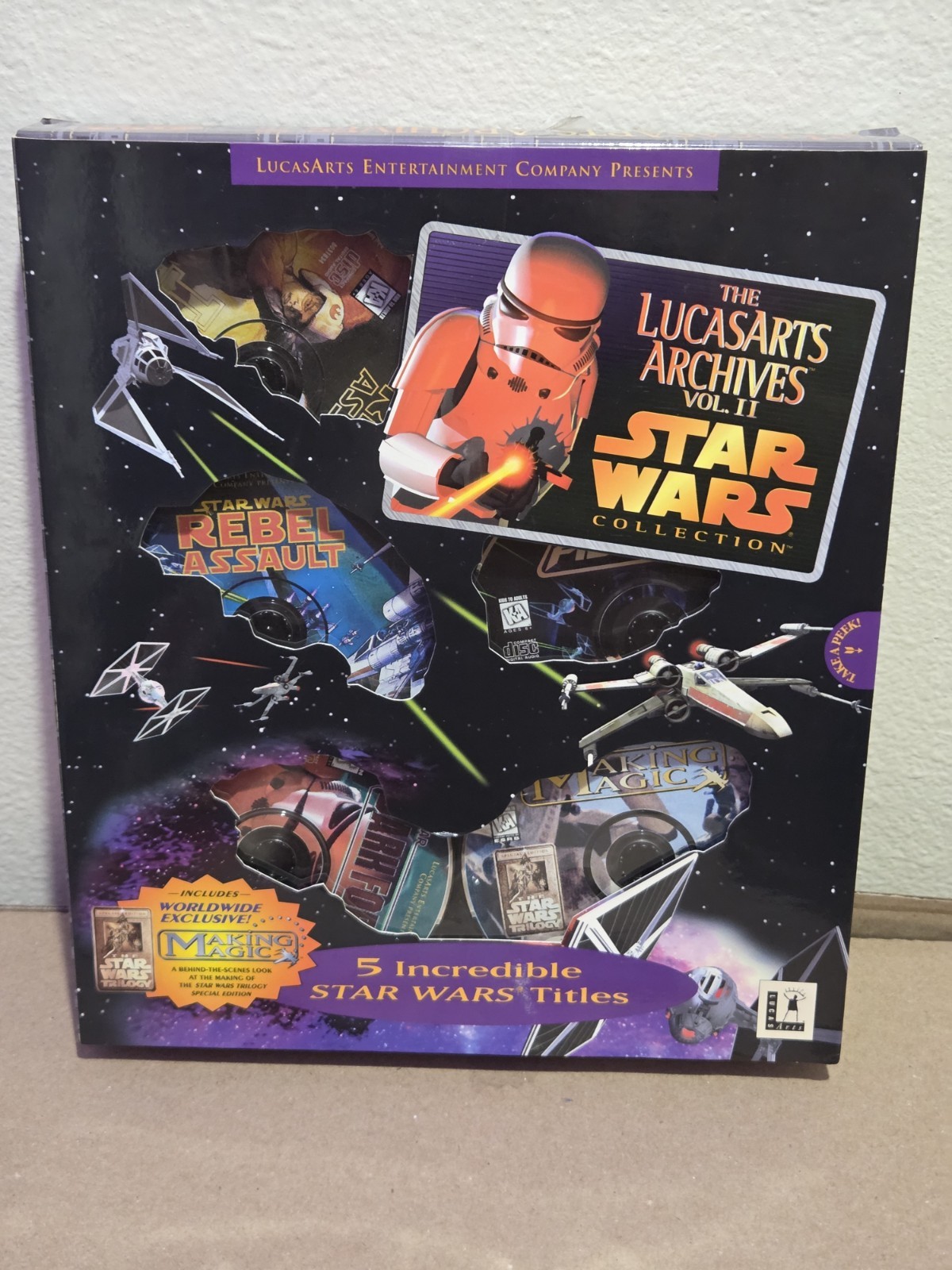 The LucasArts Archives Vol II 2 Star Wars Collection Rebel Assault TIE Fighter