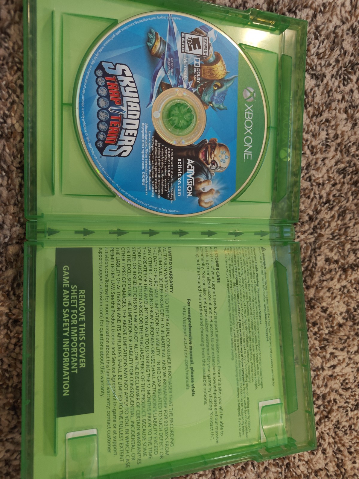 Skylanders Trap Team Game Only Xbox One Complete CIB