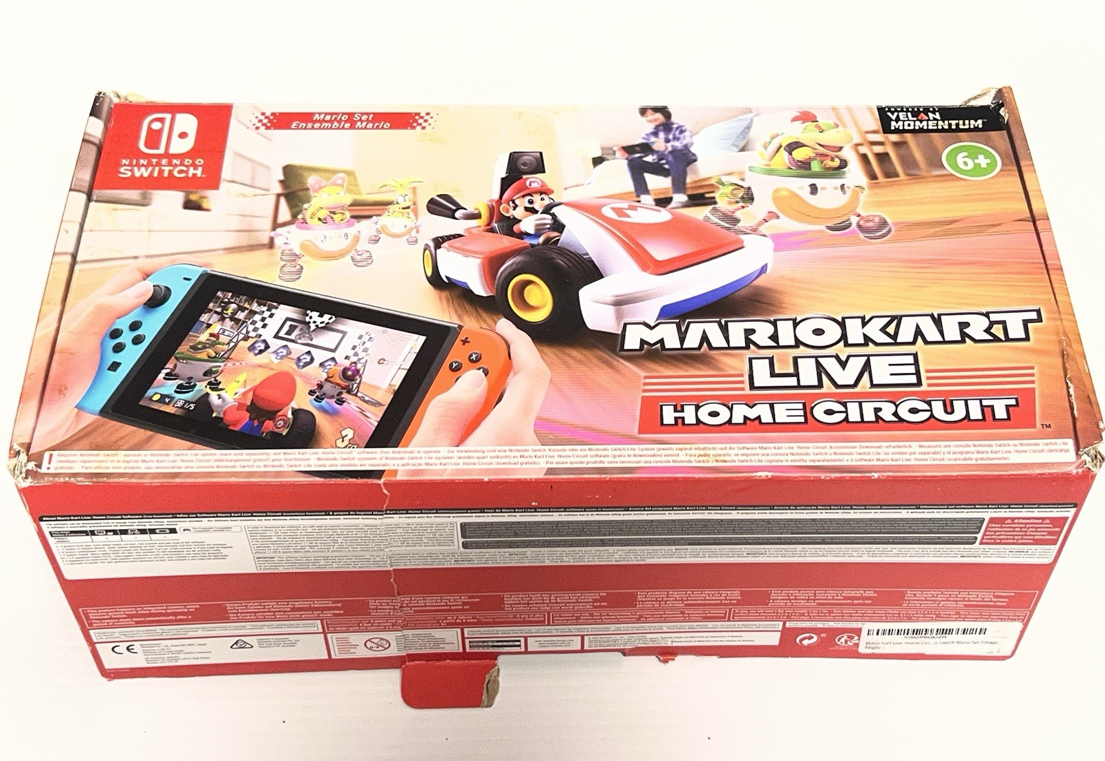 Mario Kart Live: Home Circuit Cardboard Tracks Only (Nintendo Switch, 2020) 1-4