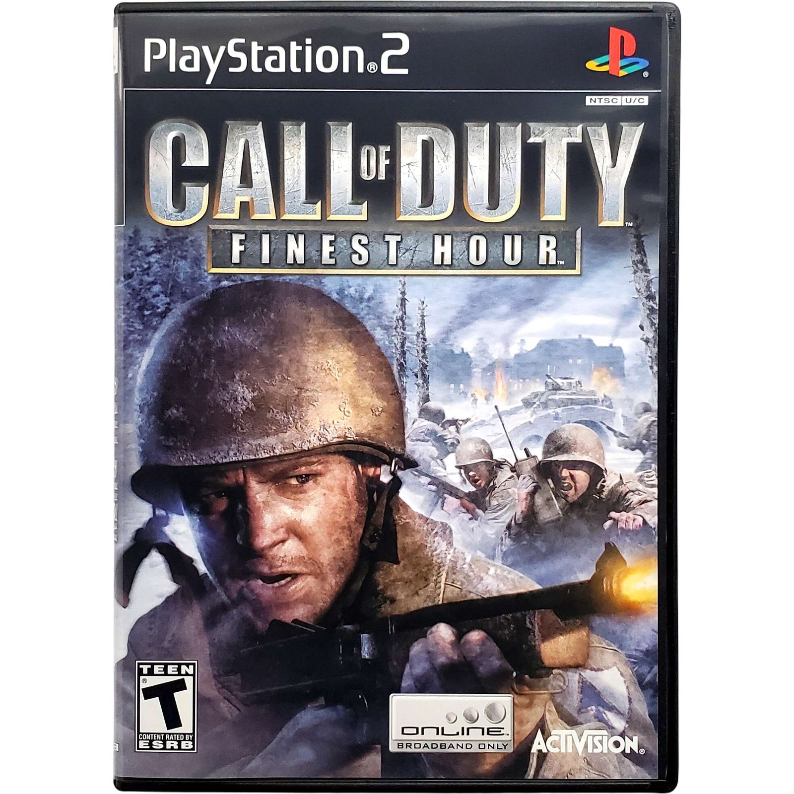 Call Of Duty Finest Hour – Sony Playstation 2 Pristine Tested Authentic