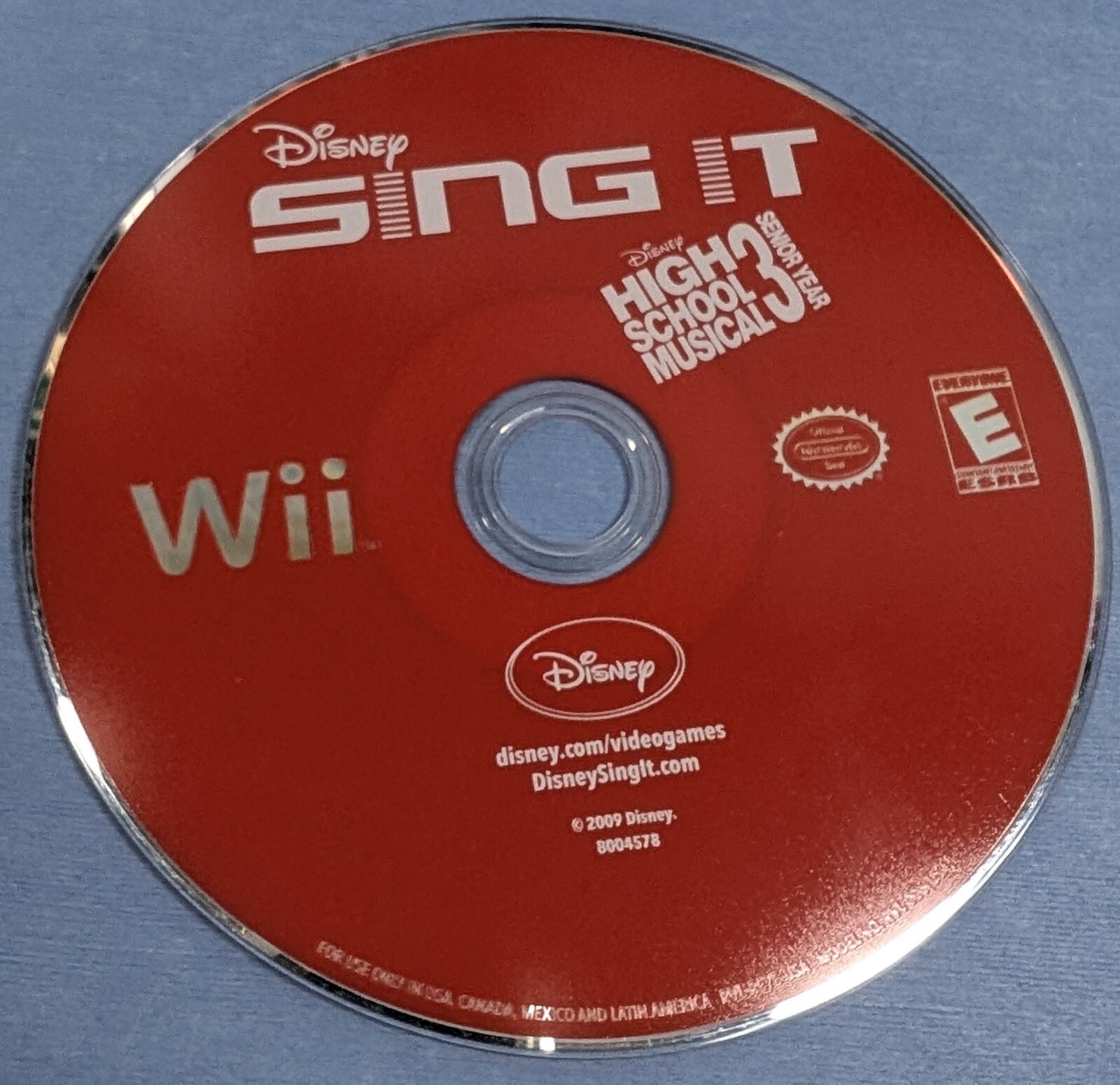 Disney Sing It High School Musical 3 Senior Year Nintendo Wii Cib Tested & Works