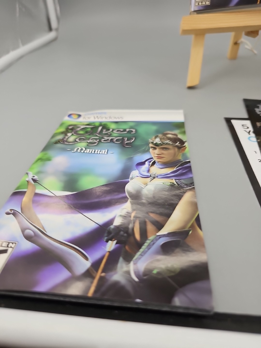 Elven Legacy (PC, Paradox Interactive 2009) Windows with manual & map