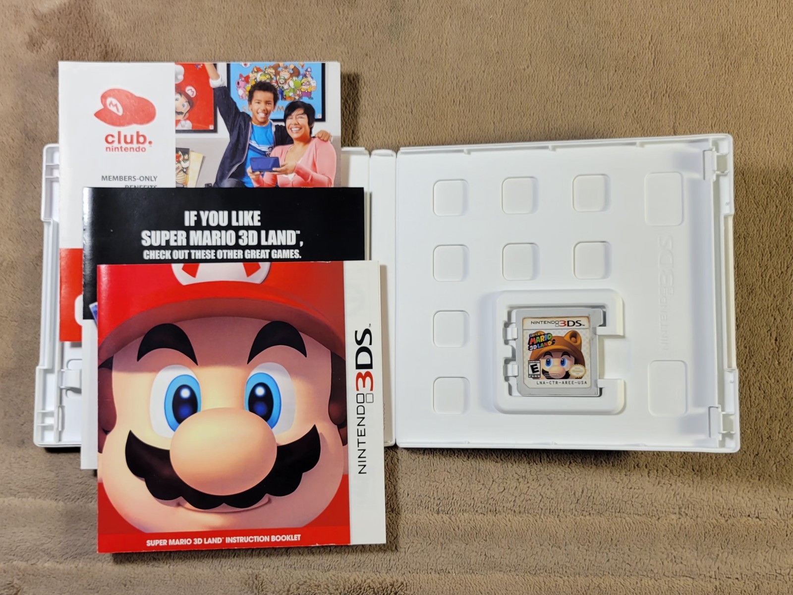 Super Mario 3D Land Nintendo 3DS CIB Complete Tested