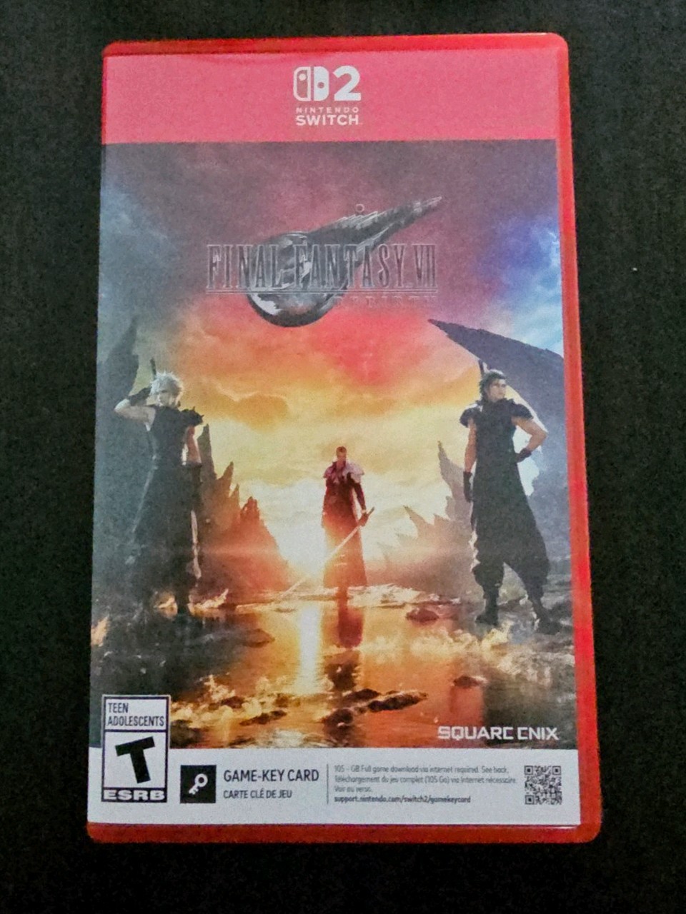 Final Fantasy VII (FF7) Rebirth Nintendo Switch 2 – No Promo Card